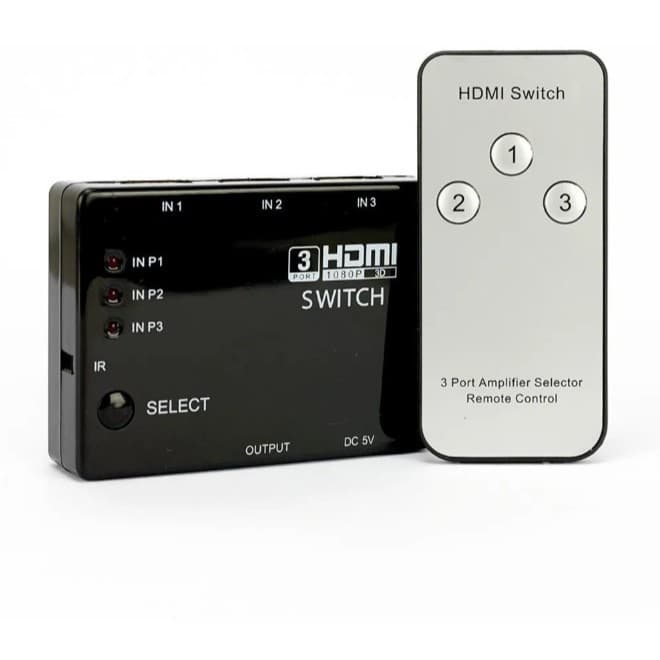 Switch Hdmi 3x1 - Com Controle
