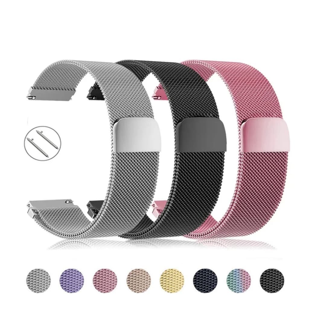 Pulseira de 22mm para Amazfit Bip 6 e Bip 5 Metal