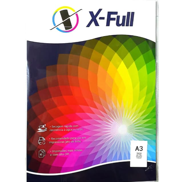 Papel Foto X-full Matte Fosco 180g A3 C/20fls