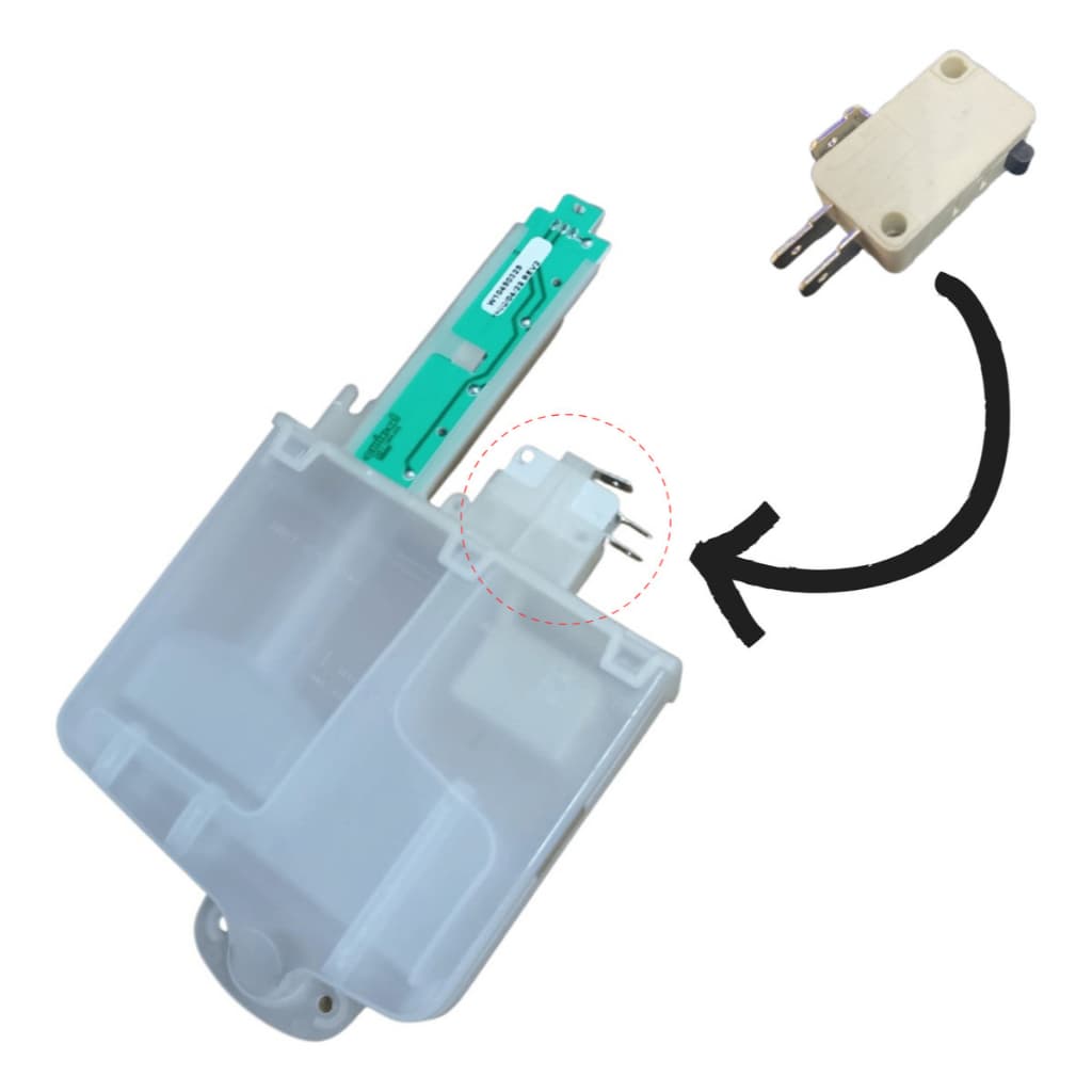 Micro Chave Nível Compatível Brastemp Lava Loucas 8 Servicos