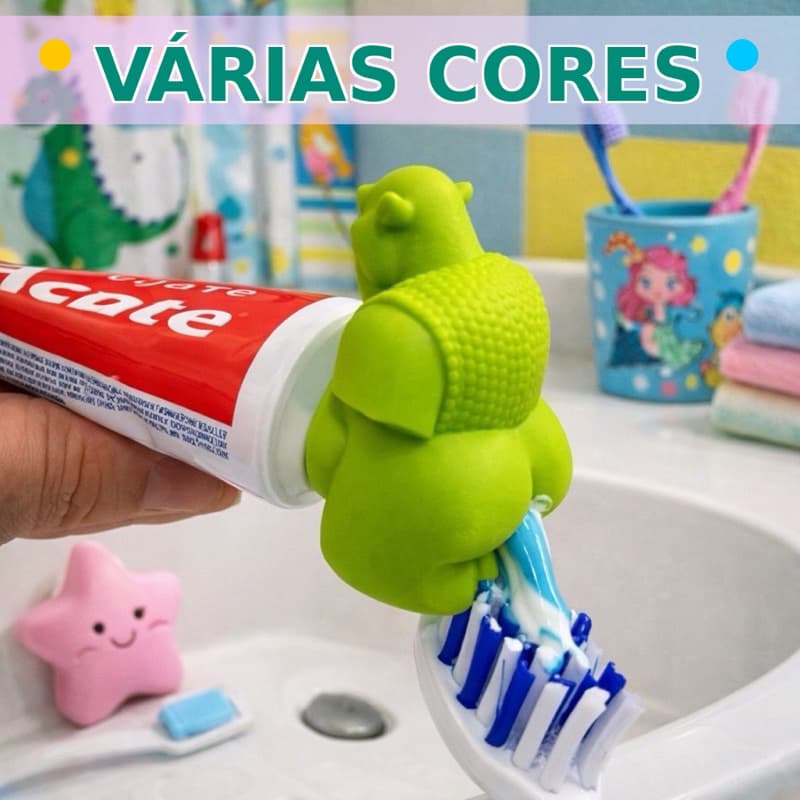 Tampa de Creme Dental Shrek Ogro Pasta De Dente
