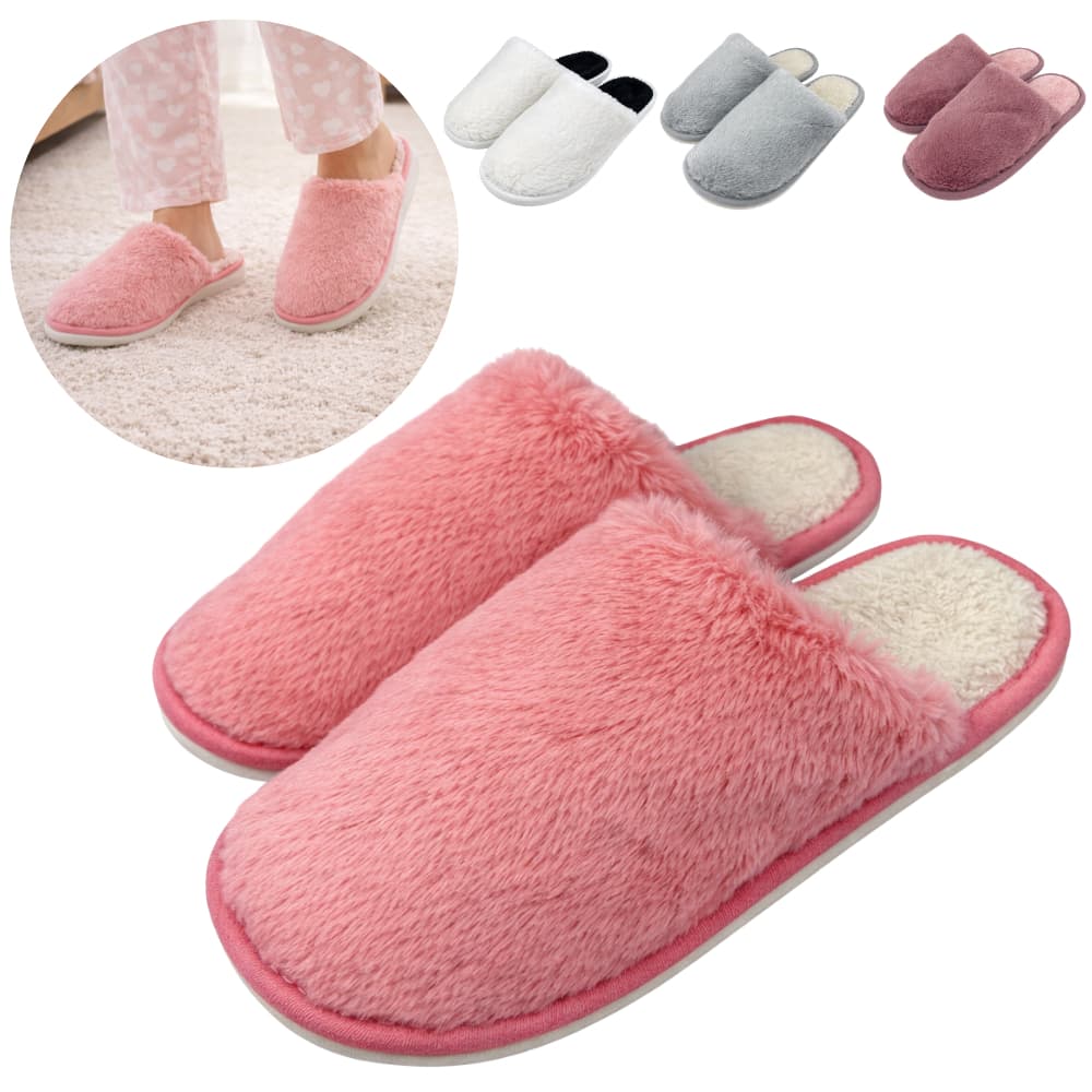 Pantufa Feminina Chinelo Antiderrapante Peluciada Confortável Costurada Luxo