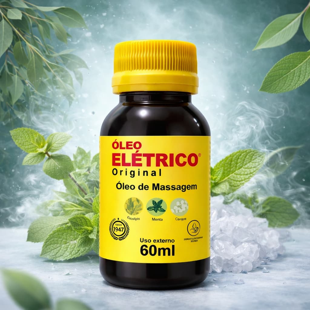 Melhor Óleo para Massagem - ÓLEO ELÉTRICO ORIGINAL 60ml.