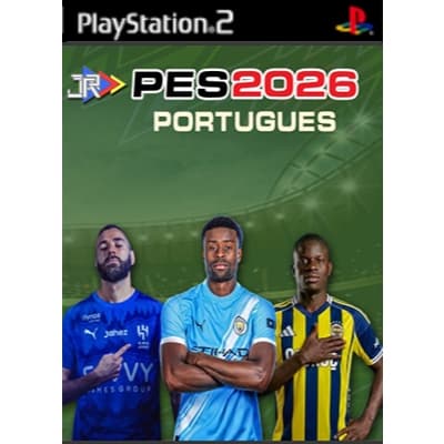 PES 2026 JrPlay fevereiro times europeus e seleções ps2