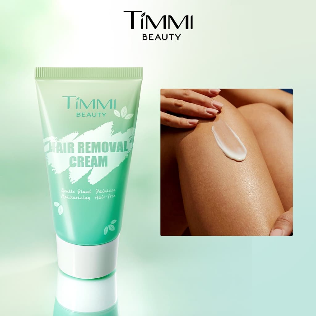 Creme Depilatório TIMMI BEAUTY Suave à Base de Plantas Hidratação e Suavidade