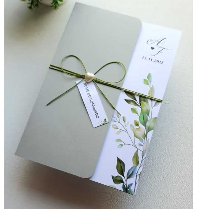 Convite de Casamento ou Aniversário  Meio Envelope Convite Casamento Personalizado,  Convite Noivado