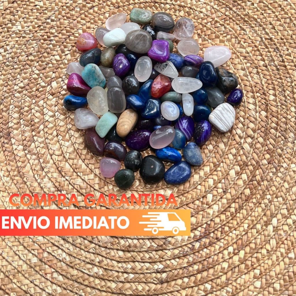 Kit Pedras Roladas Cristais 100% Naturais 1KG