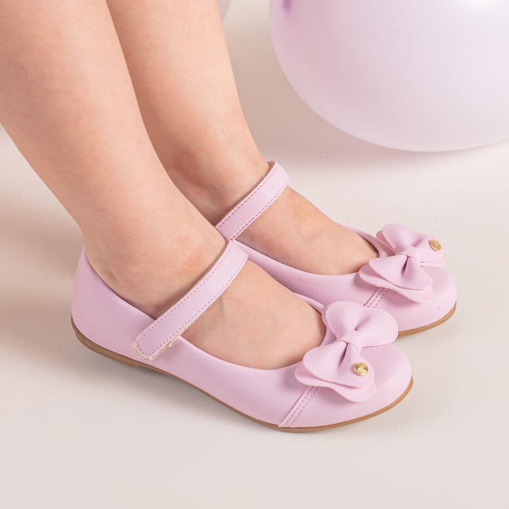 Sapatilha Infantil Juvenil Doce Encanto Tons Pasteis - Café com Leite