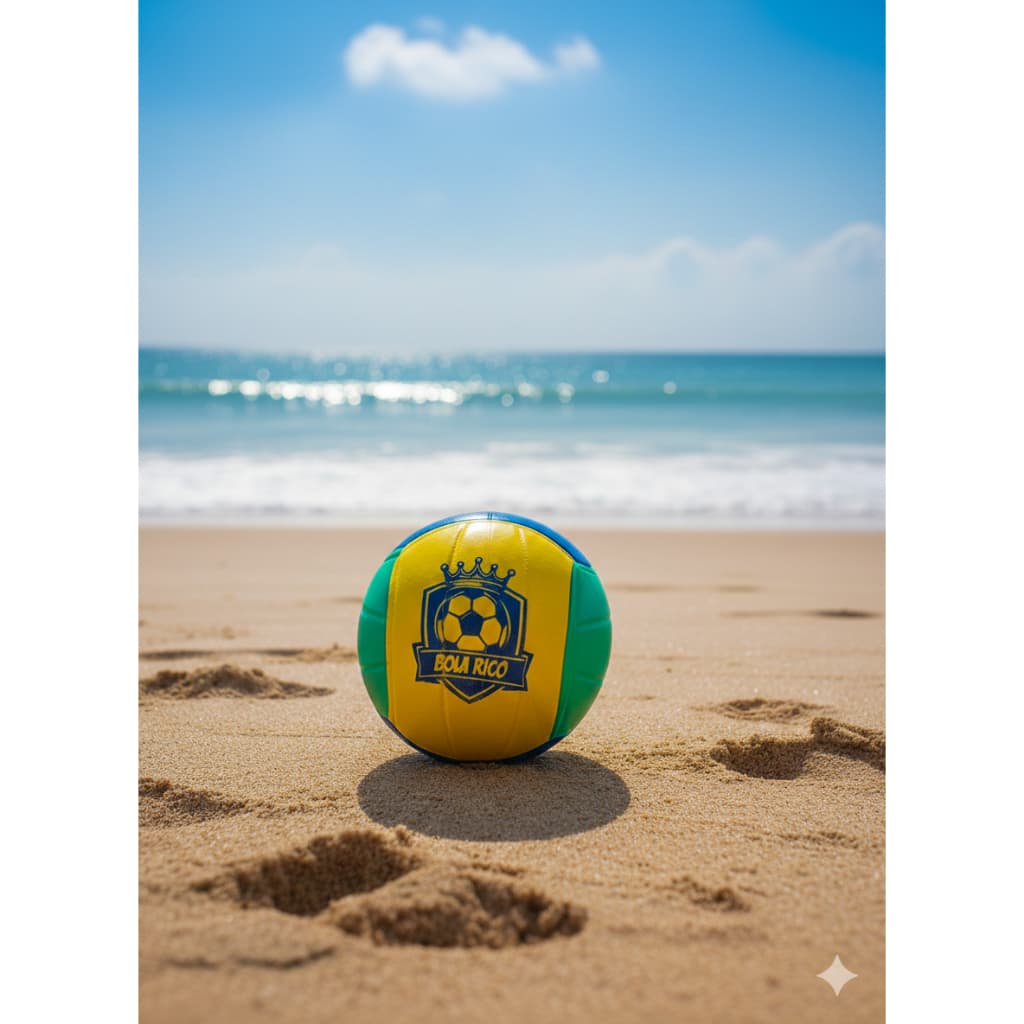 BOLA DE VOLEY EM EVA COLORIDO 4 UNIDADES