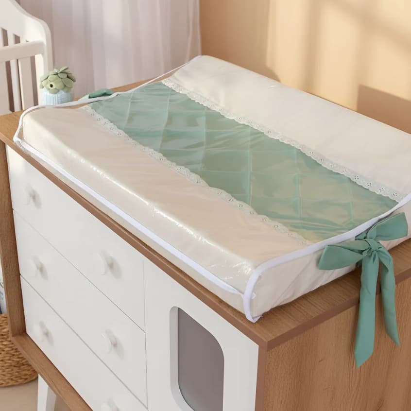 Trocador Plastificado Anatômico para Comoda de Bebe Menino