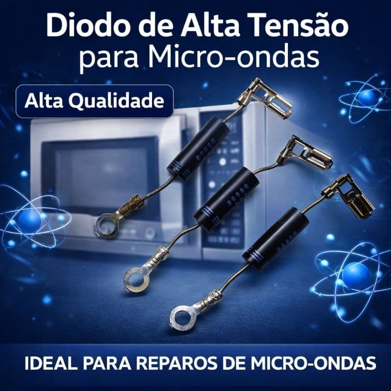 Kit com 3 Diodos de Alta Tensão Para Micro-ondas -  Cl01-12