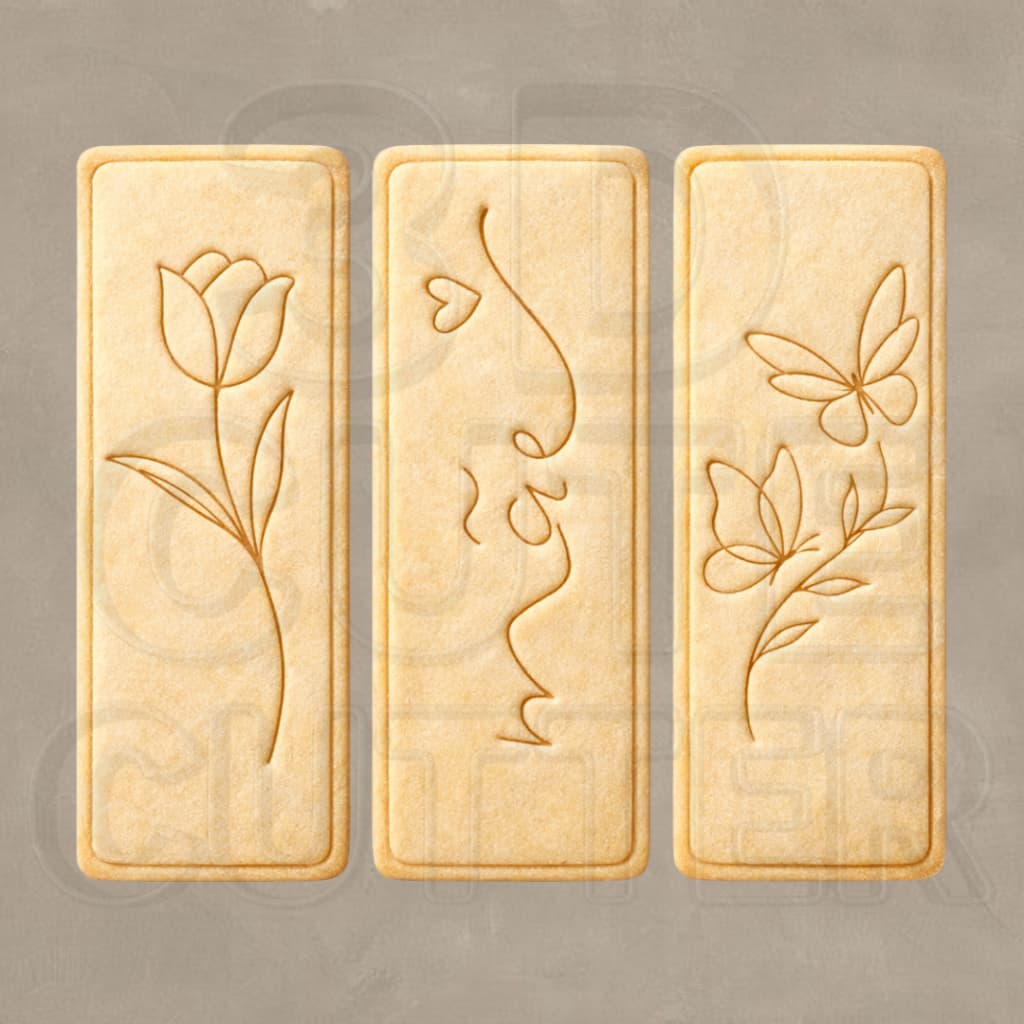 KIT Cortador e Marcador de Biscoito Dia das Mães