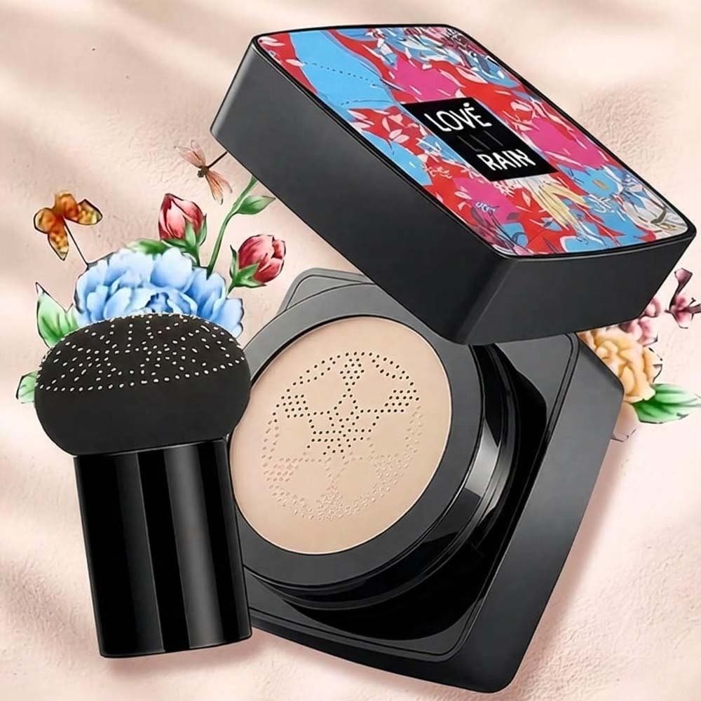 BB Cream Base/Corretivo com Esponja com Formato de Cogumelo Maquiagem Creme Clareador Martim Natural