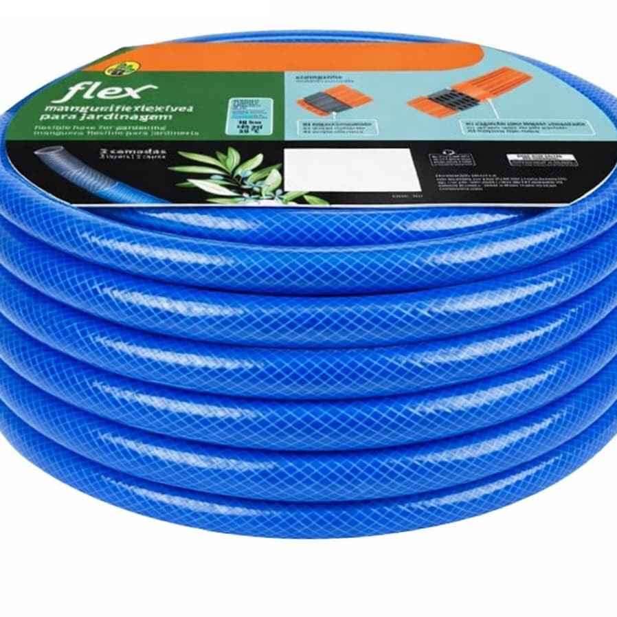 Mangueira Resistente e Flexível para Jardim - AZUL 10m/15m/20m/30m/50 Metros