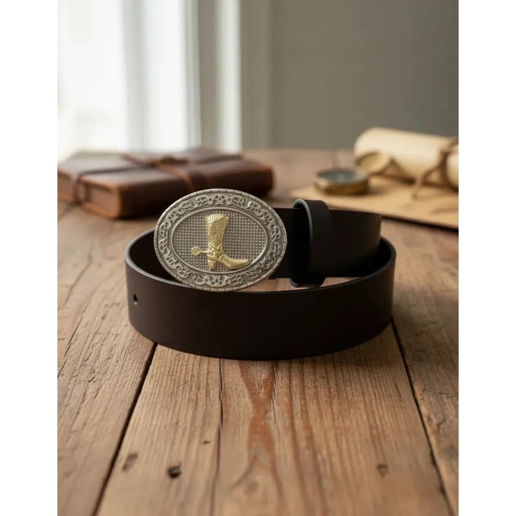 Cinto Country Infantil Rodeio Menina Menino Unissex Boiadeira Ana Castela Couro Com Fivela