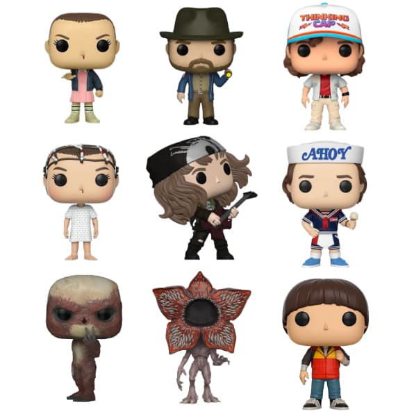 Boneco Colecionável Stranger Things COM CAIXA Personalizada