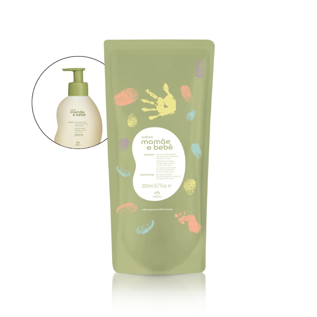 Refil Shampoo Mamãe e Bebê 200 ml natura