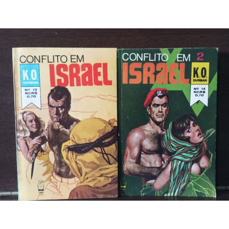 Livros Conflito em Israel Volumes 1 e 2 - K.O. Durban