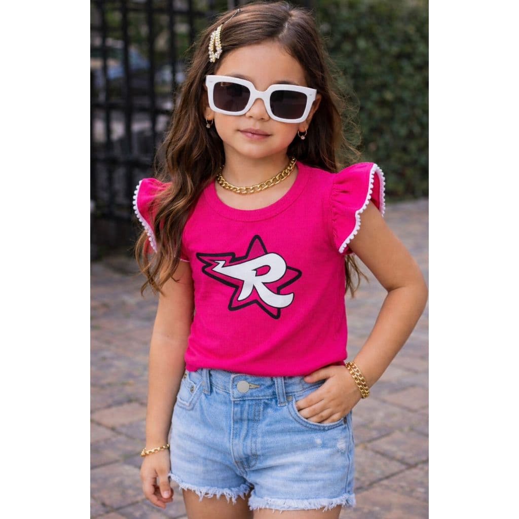 Blusa EMILLY VICK com Estampa em DTF- Moda Infantil Youtuber Blogueira- Canelado Ribana 4ao12