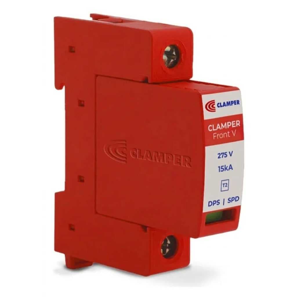 Protetor Surto Dps Anti Raio 275v 15ka 1 Polo Clamper