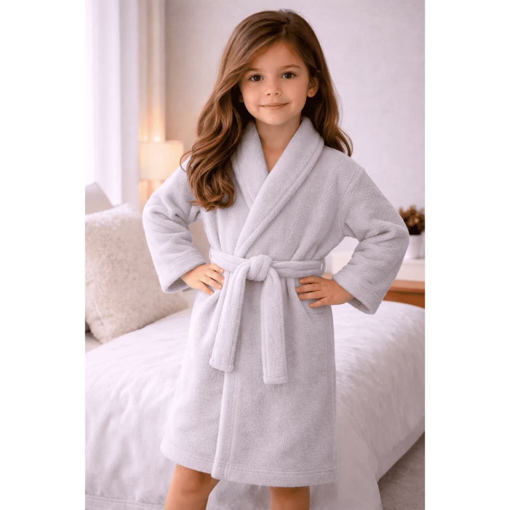 Roupão Infantil Microfibra Inverno Super Macio Quentinho Unissex Feminino Masculino