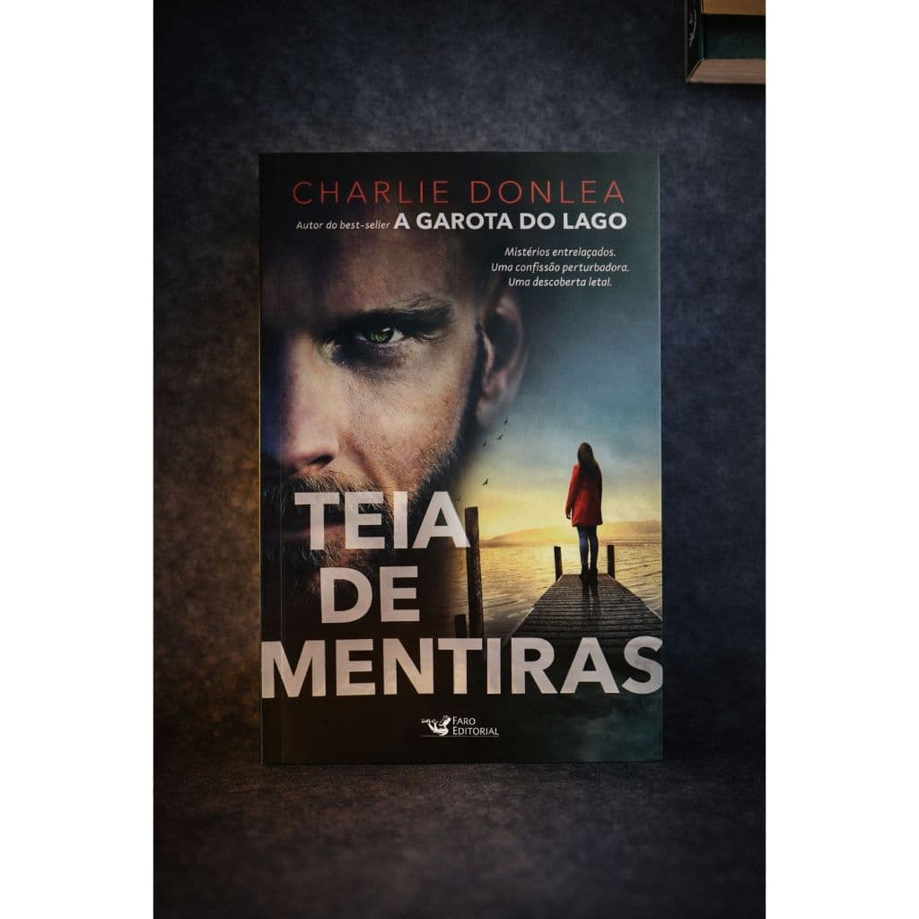 Livro Teia de Mentiras de Charlie Donlea  Toda verdade tem um preço envio imediato