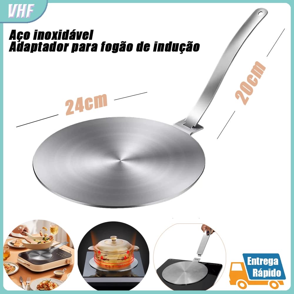 Difusor de Calor 24cm para Fogão de Indução e Chapa Nakasaki