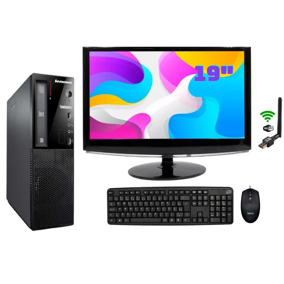 Computador Completo Lenovo Core i3 2ª Geração 8gb ram 500gb Sata Wifi Trabalho Estudo Tela 17"