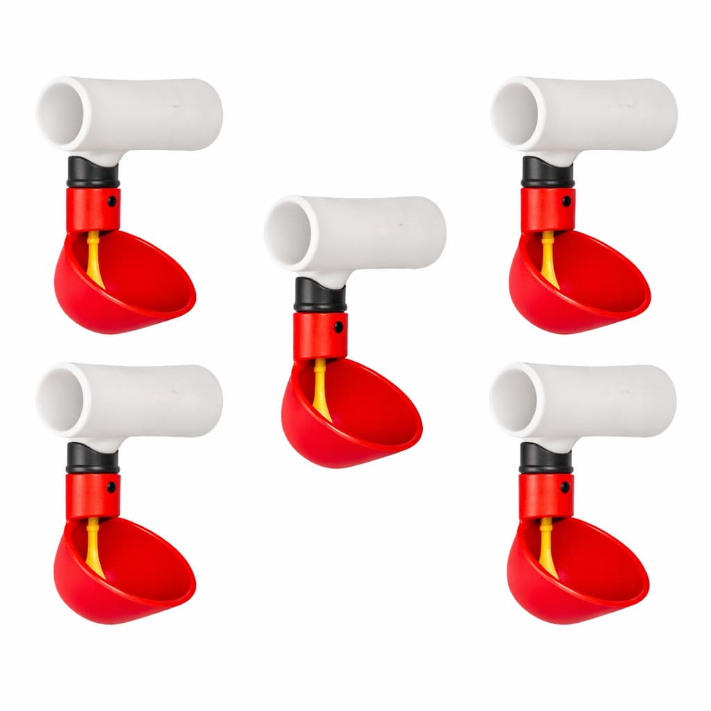 Kit 10 Bebedouros Automáticos Aves Galinha Codorna Conexão T