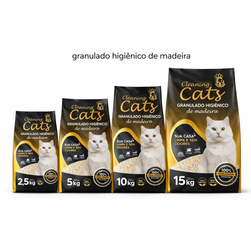 GRANULADO DE MADEIRA PARA GATOS E ROEDORES 10KG 2,5kg 5kg 15KG PROMOÇÃO ENVIO IMEDIATO