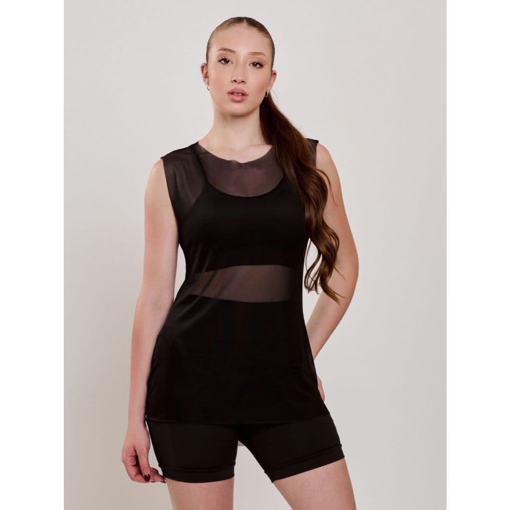 Regata Transparente de Tule 11053