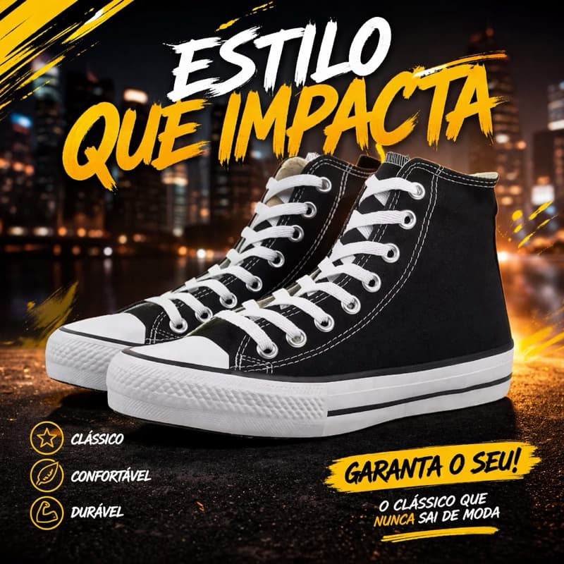 tenis botinha pra todos os eventos promoção 34 a 43