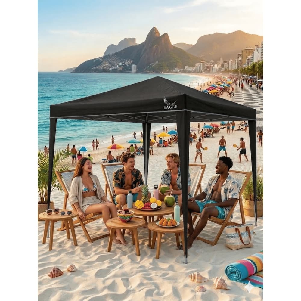 Gazebo/Tenda 3x3m sanfona dobrável Eagle linha Premium Reforçado