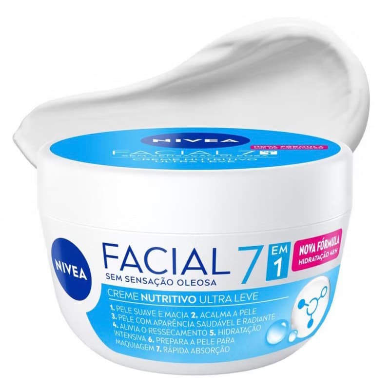 Creme Facial Nutritivo Ultraleve Nivea  7 em 1 100g