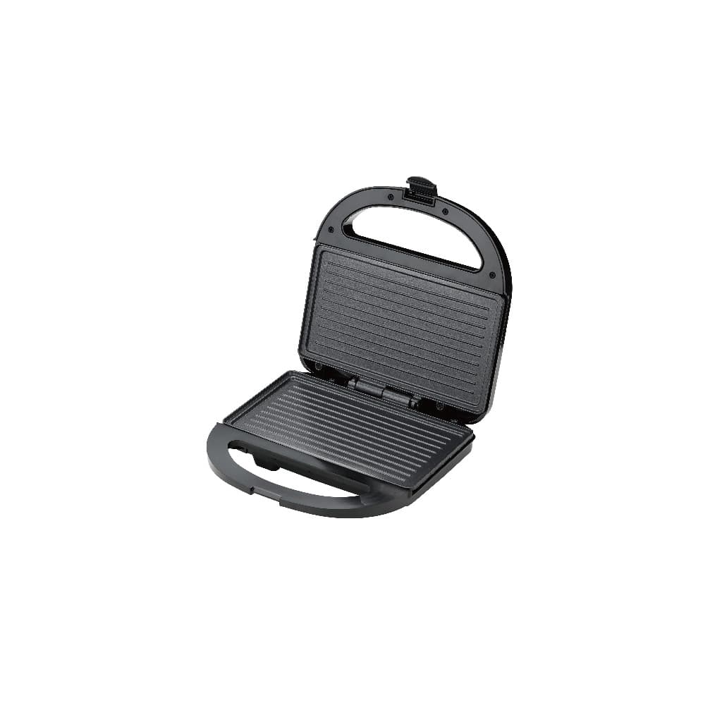 Sanduicheira Elétrica Preta 800W Aquecimento Duplo Termostato ON-FE404 127V/220V