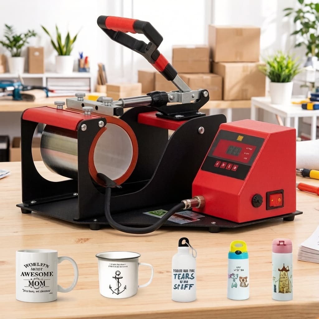 Prensa de caneca mini prensa termica 11OZ Estampar Caneca Sublimática 110v/220V