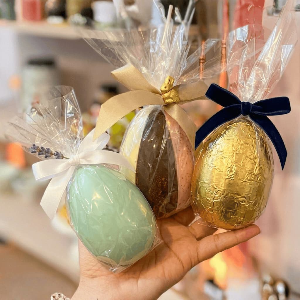 Kit 100 Sacos de Embalar Ovos de Pascoa Transparente Sem Abas Envio Rapido Embalagem Premium