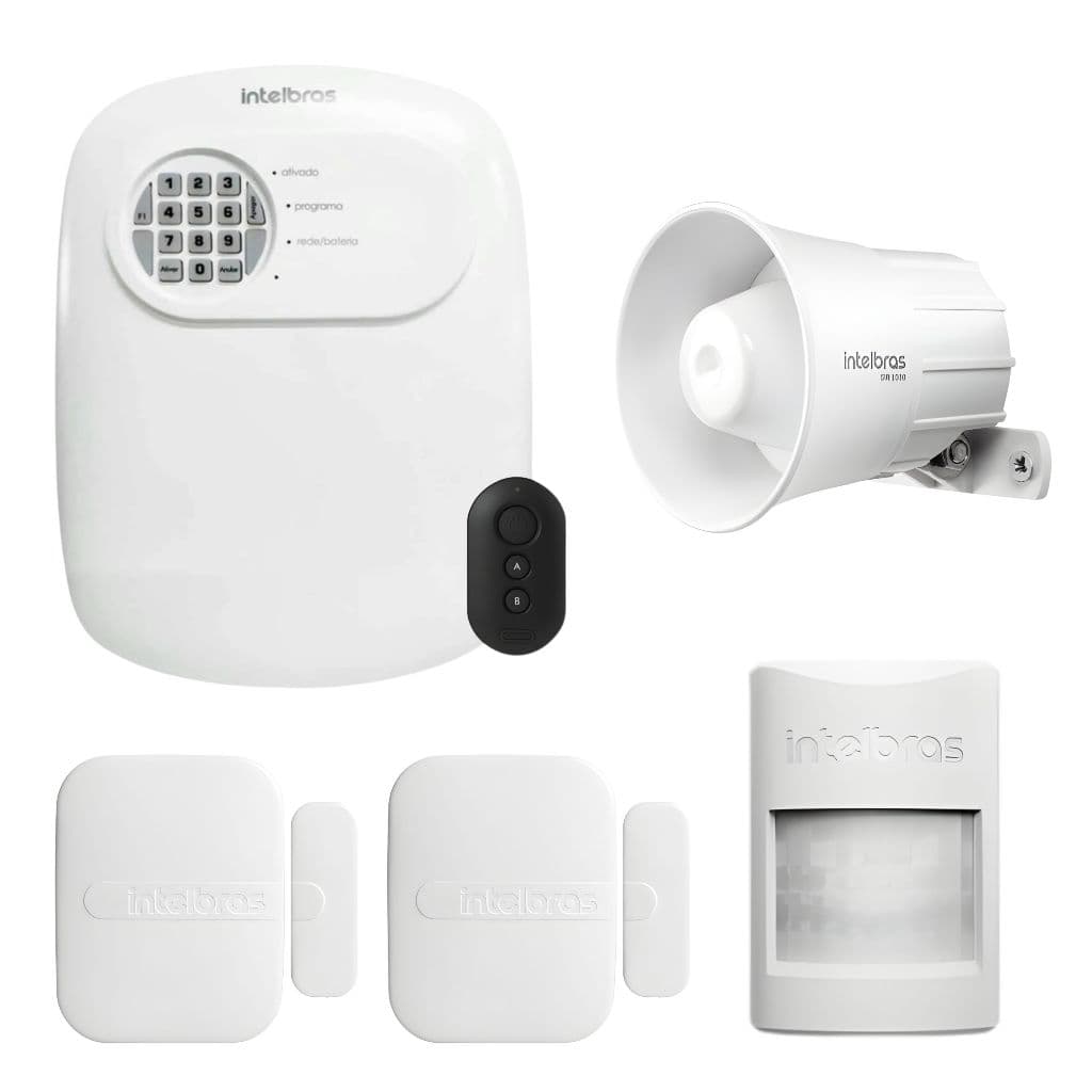 Kit Alarme Sem Fio Intelbras Anm 24 net com acesso via App
