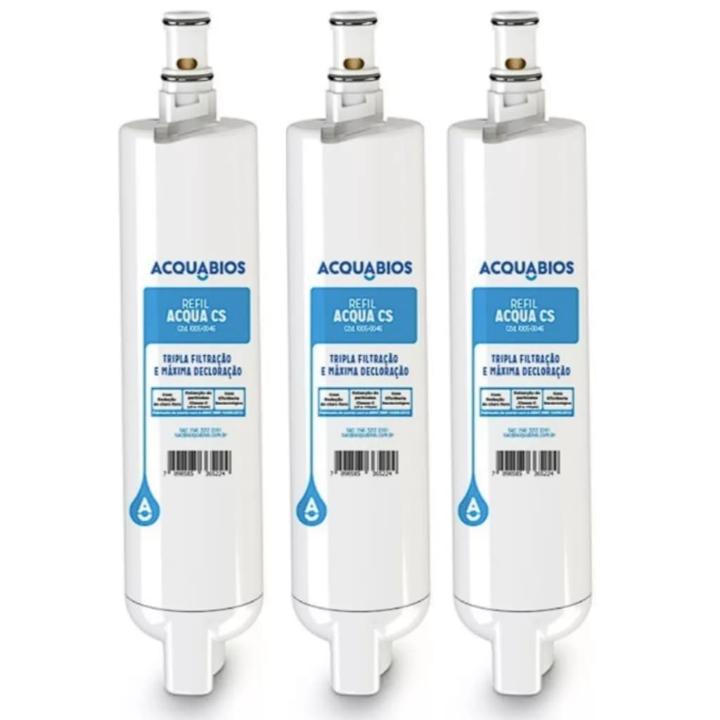 Refil Filtro COMPATÍVEL com Consul Facilite Cpc30 Cpc31 Cpb34 Cpb35 Cpb36 Purificador de Água