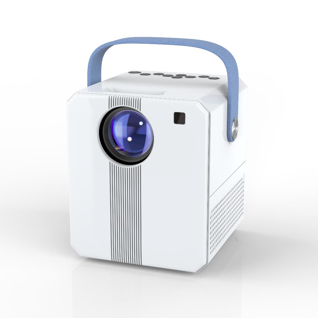 Projetor Portátil 4K Suporte Android 11 Wi-Fi Bluetooth Tela 300" Cinema-E5