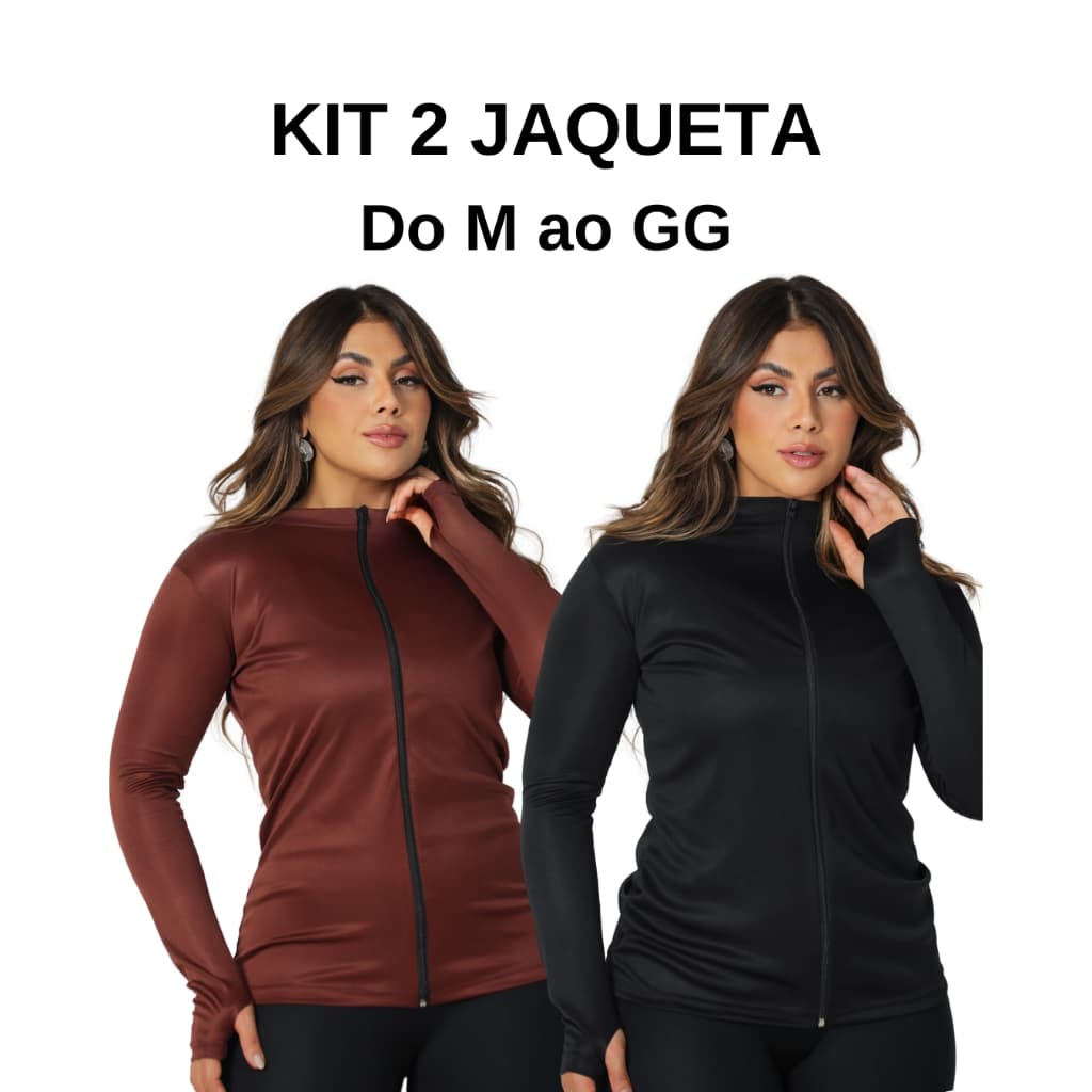 Jaqueta Feminina Esportiva Academia Treino