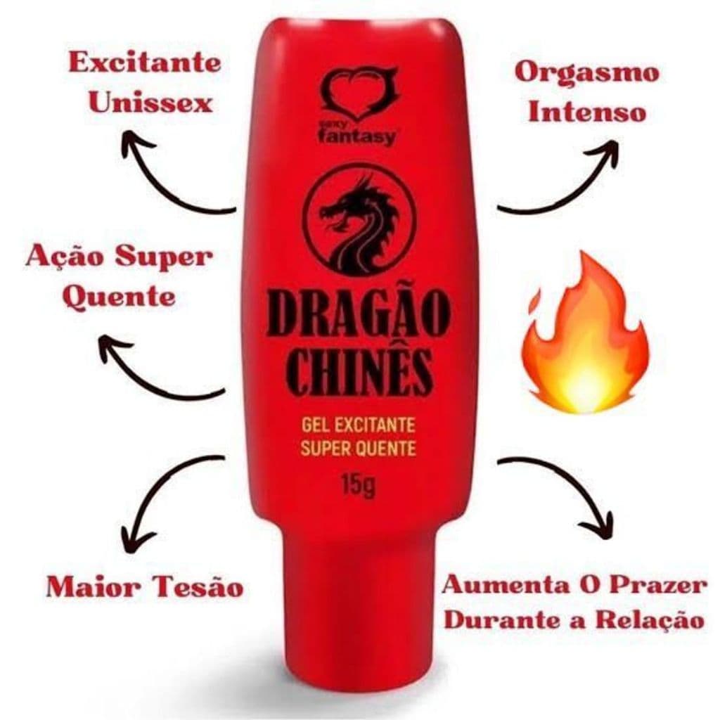 Dragão Chinês Gel 15g Excitante Para Casais  Super Quente Aquecimento Instantâneo, Uso Unissex