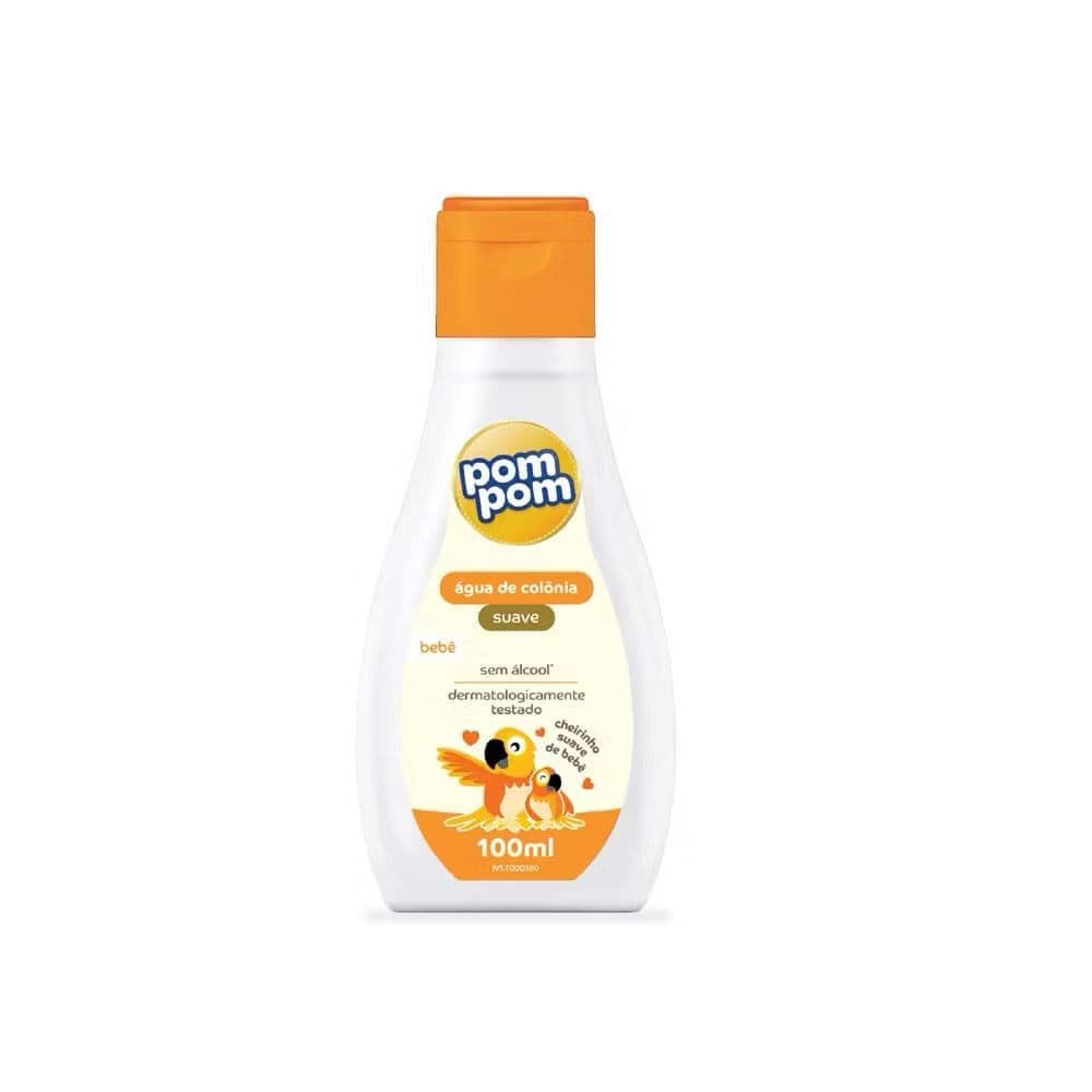 Água de Colônia para Bebês Pompom Suave 100ml