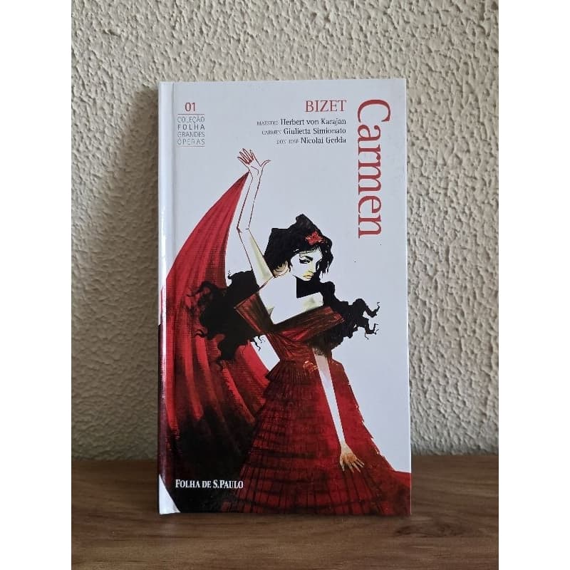 Livro Carmen de Bizet + 2 CDs - Coleção Folha Grandes Óperas Vol. 01