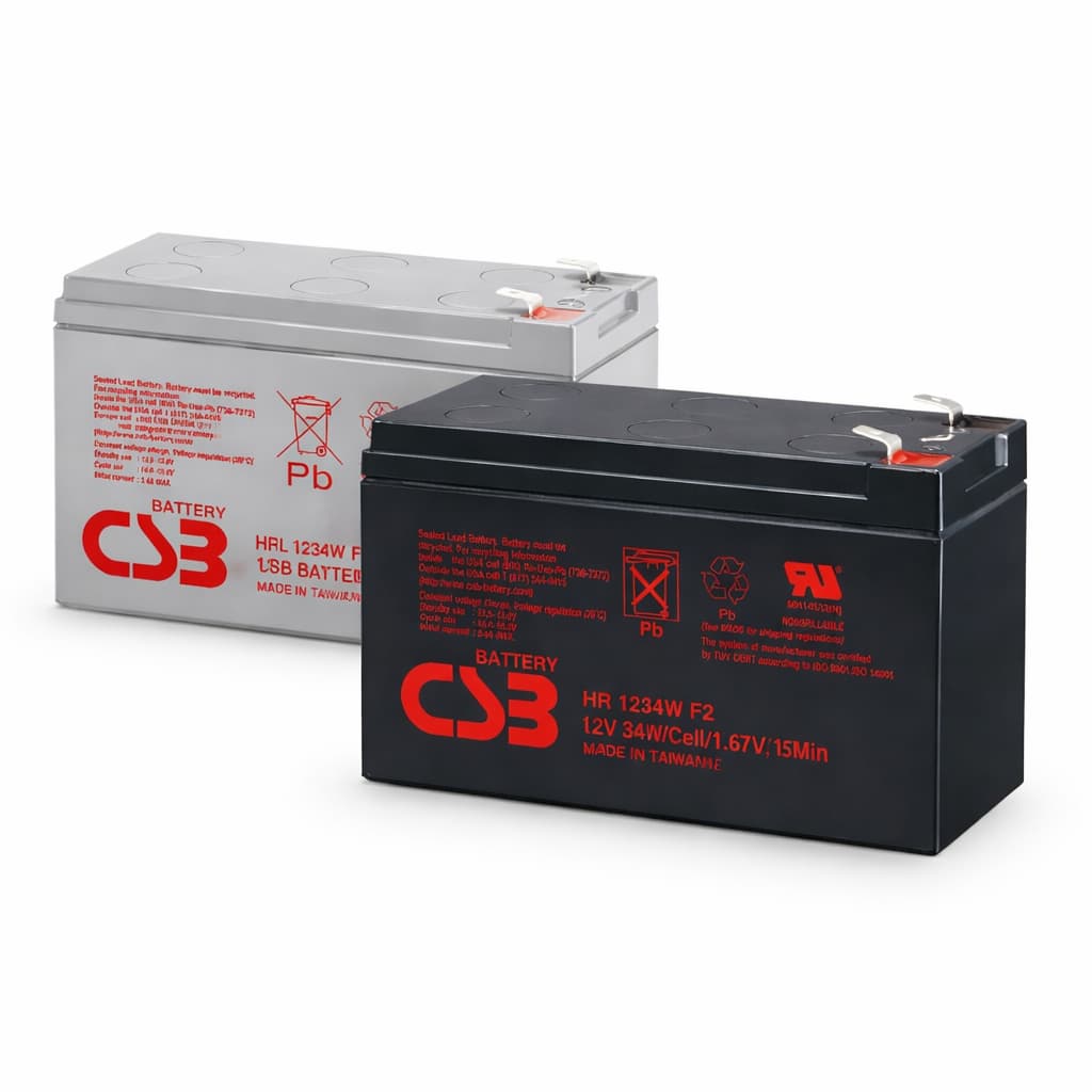 Bater!a CSB 1234W 9Ah - Nobreak UPS, Iluminação, Energia Sol4r, Carrinho Elétrico, Estabilizador, Som