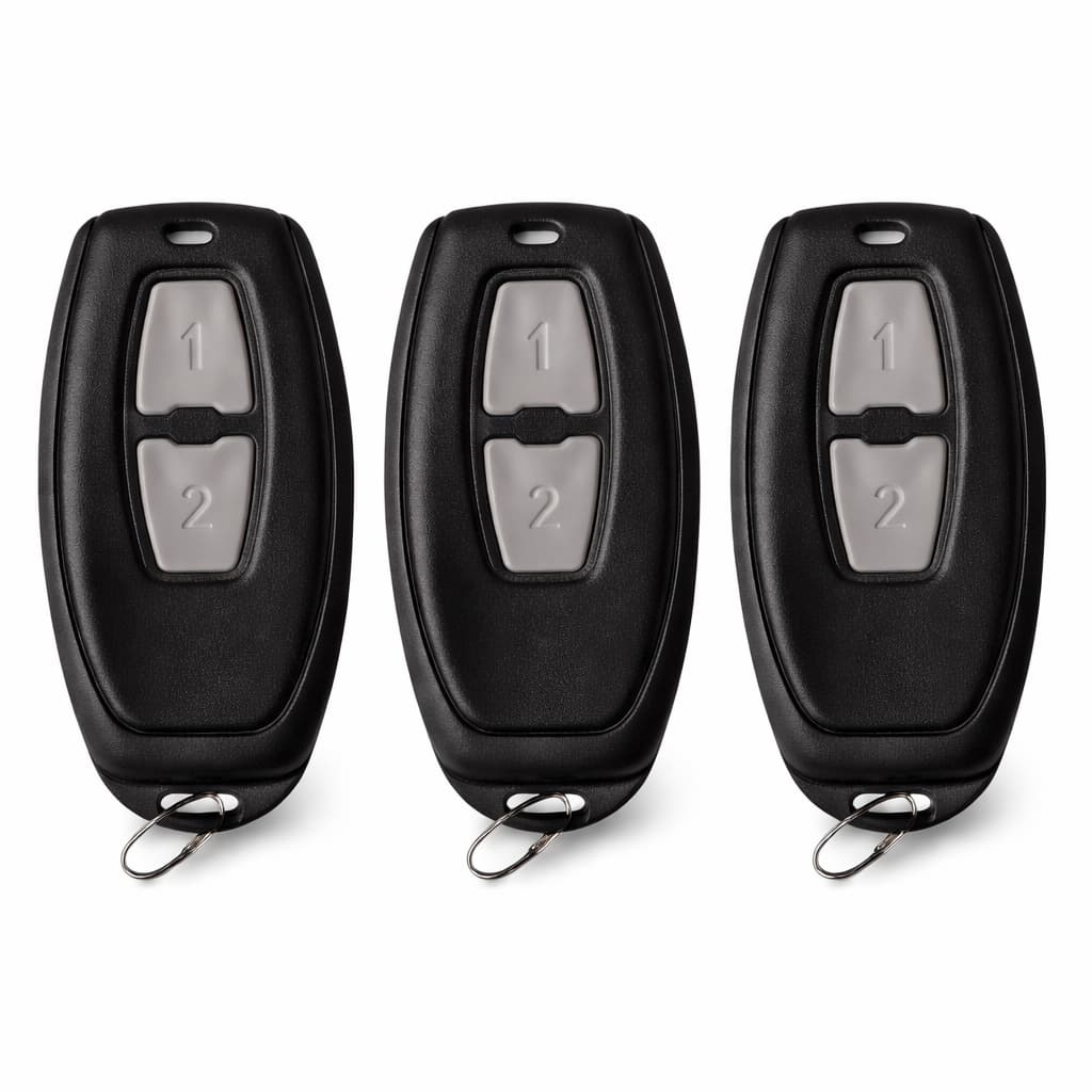 Kit 3 Controle Remoto Para Motor de Portão ROSSI Controle A Prova Dágua ROSSI BASCULANTE DESLIZANTE