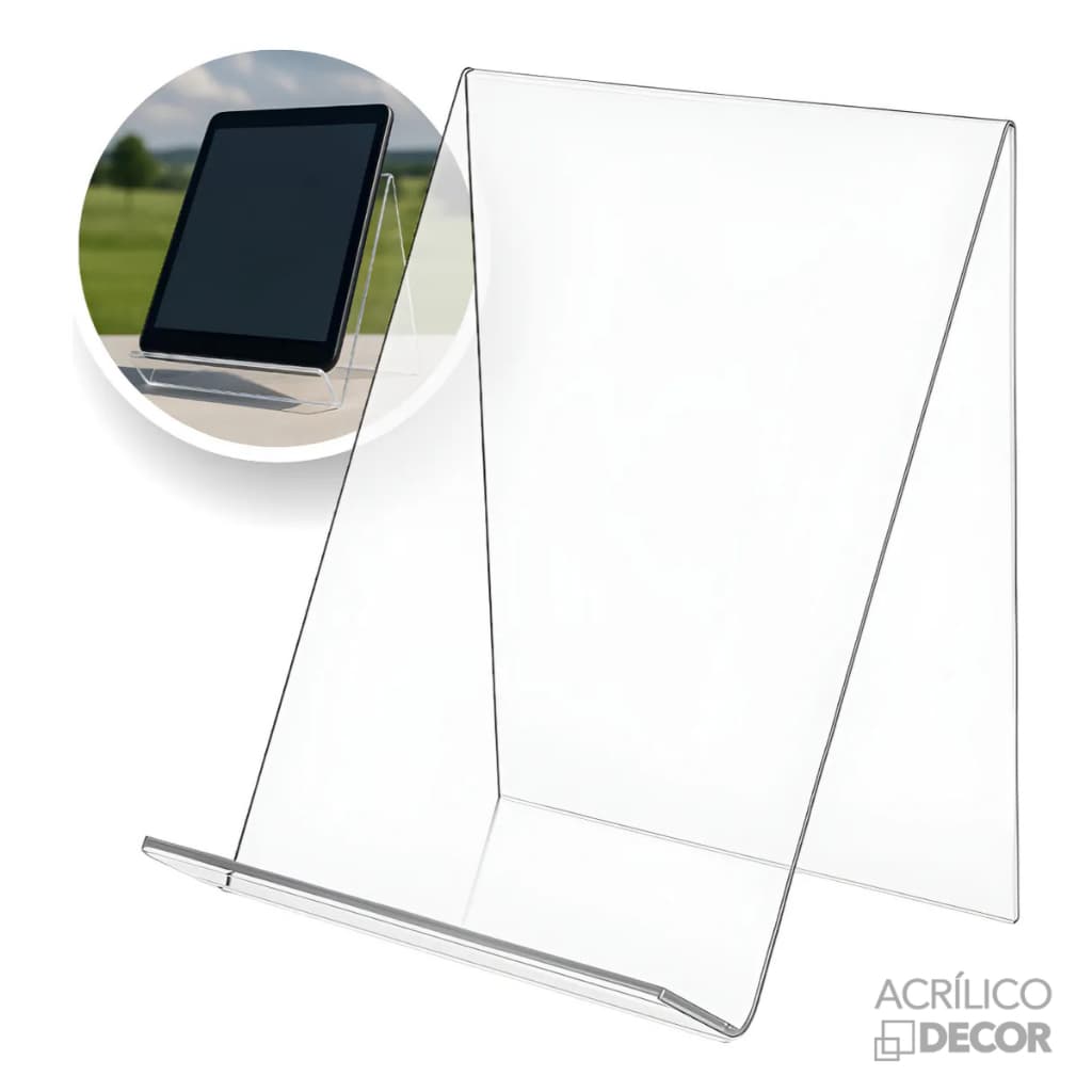Expositor de Livros em Acrilico - Organizador para livros, mangá, agendas - De mesa, Decoração