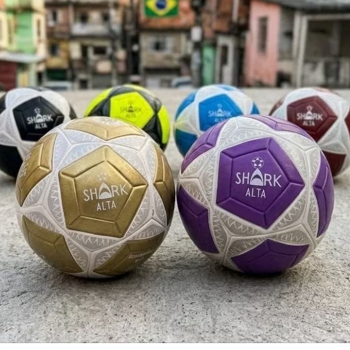 Bola Profissional de Altinha e Futevôlei Shark Alta ULTRAMACIA SoftBoost-absorve o impacto e impulsiona a bola de volta