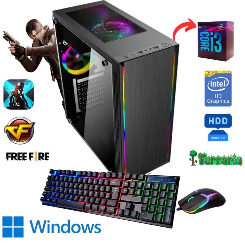 Aproveite: Últimas Unidades de PCs Gamer i3 RGB