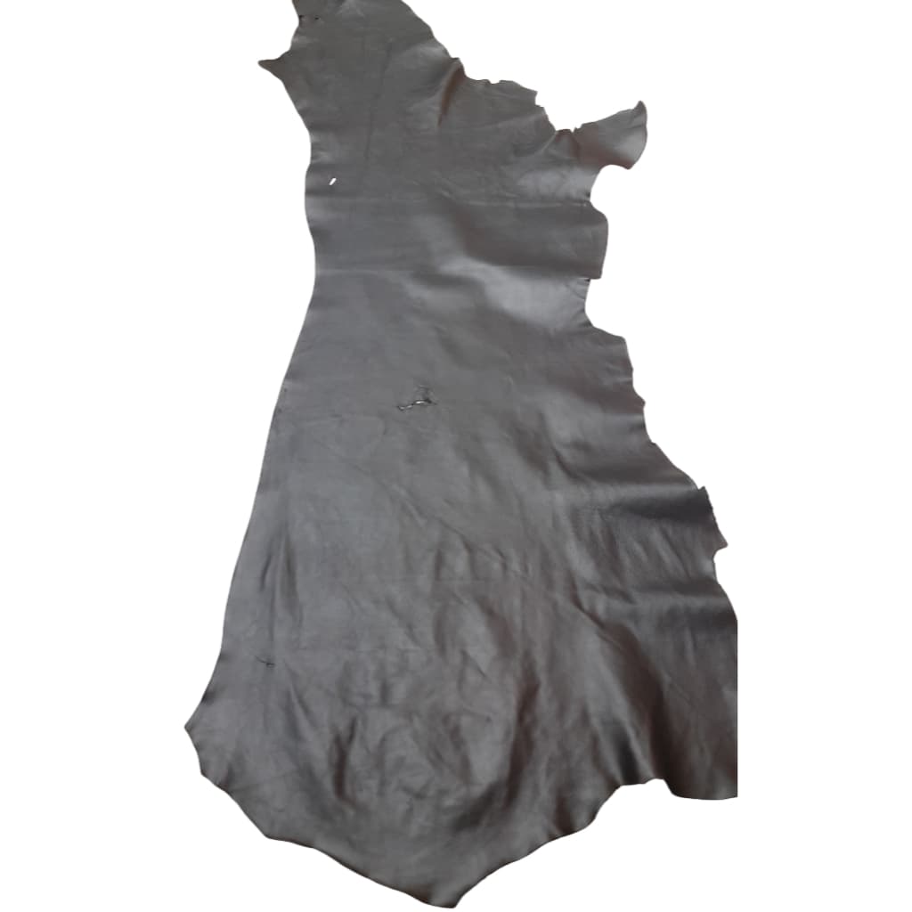 Pele Couro Legítimo Preto Vaqueta